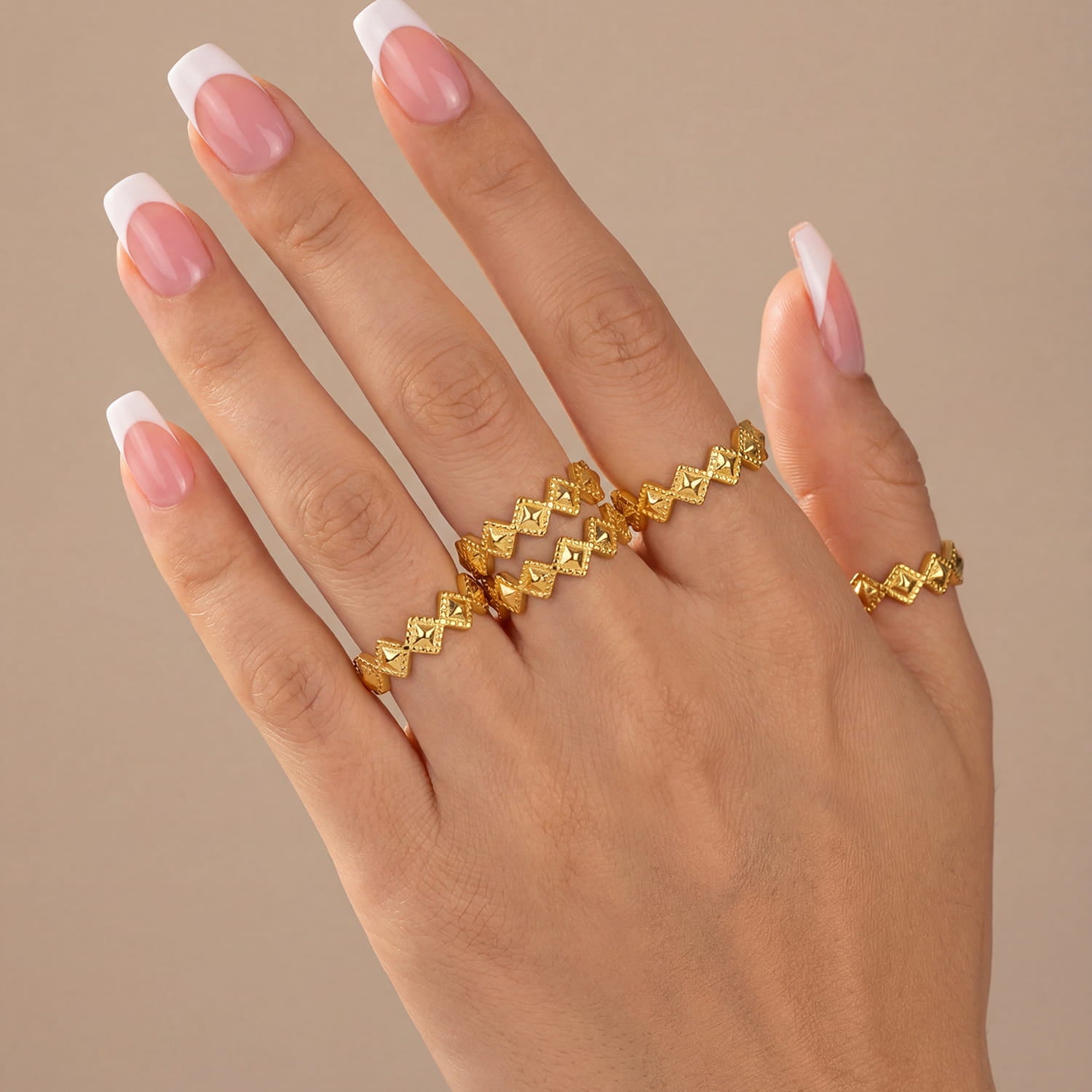 Tellus Gold Stacking Ring (adjustable) - Amadeus