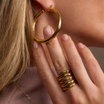 Zion Five Tier Gold Ring - Amadeus