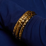 Zion Gold Embossed Cuff - Amadeus