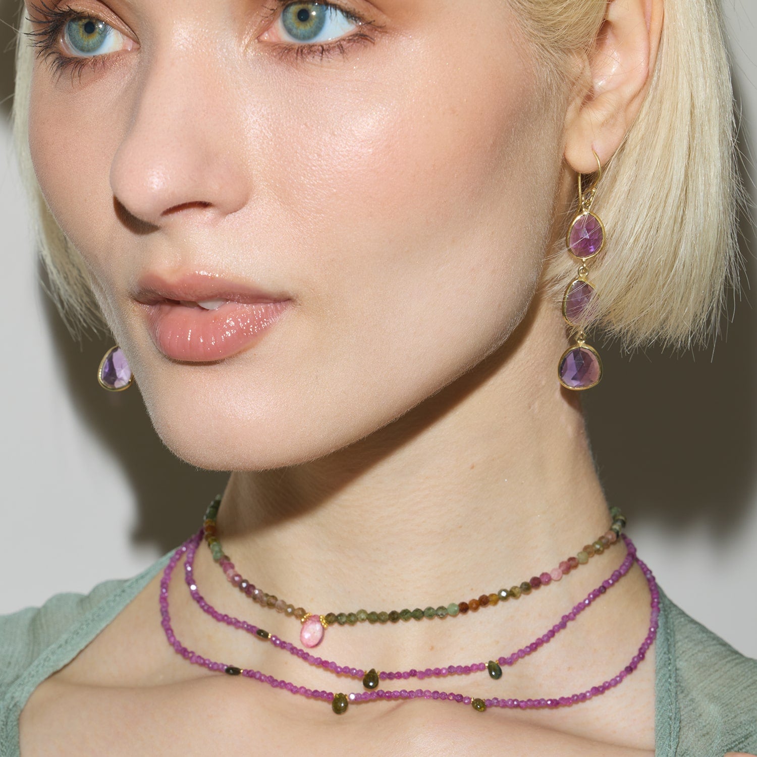 Ines Tourmaline Gemstone Necklace - Amadeus